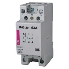 Contactor modular monofazat R63-20 230V,ETI Contactor modular monofazat R63-20 230V,ETI
