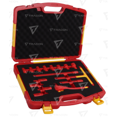 Set imbus și tubulare cu clichet, izolate la 1000 V, 16 buc Set imbus și tubulare cu clichet, izolate la 1000 V, 16 buc